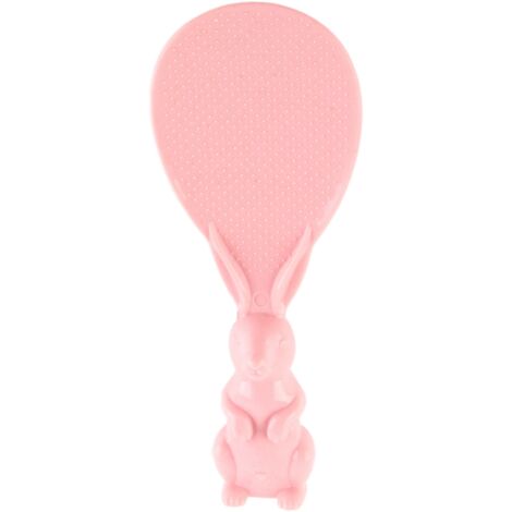 Bunny Shape Standable Rice Scooper Nonstick Rabbit Rice Paddle Rice Spoon Stand Up Serving Rice Shovel Pink (1/5)