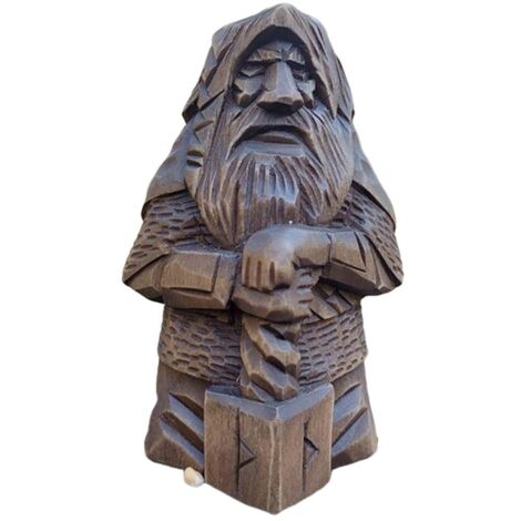 Odin Thor Resin Viking Statue Art Craft Ornaments for Home Outdoor Garden Decoration (1/5)