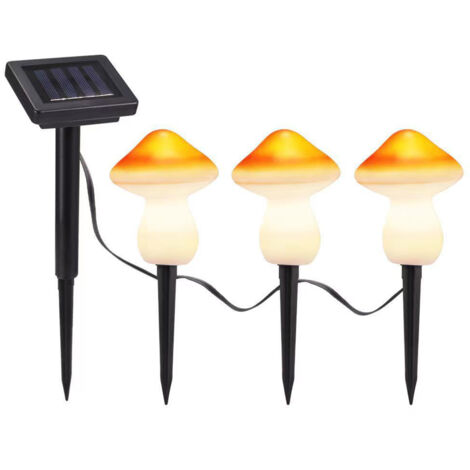 Lawn Garden Mushroom Lights LED Mushroom Lights String Outdoor Decorative Lights (1/5)