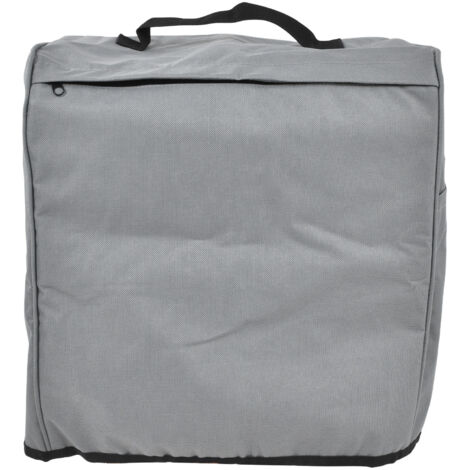 Grill Cover 600D Oxford Fabric Dustproof Barbecue Grill Protector with Zipped Pockets Gray (1/5)