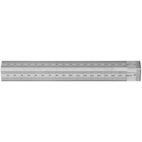 Woodworking Right Angle Ruler High Accuracy Hole Scribing Ruler 180mm Line Marking Gauge Tool for Carpenter (1/5)