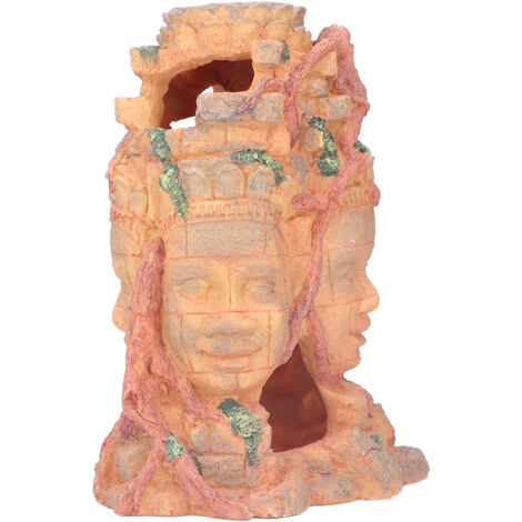 Reptile Shelter Resin Decorative Multipurpose Aquarium Buddha Ornament for Fish Tank Fountain