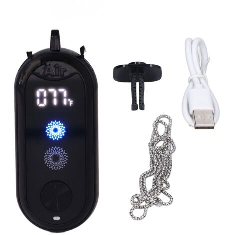 Wearable Air Purifier Negative Ion Generator Mini Portable Air Freshner USB Rechargeable for Travel (1/5)