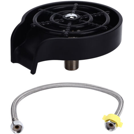 Cup Washer G1/2 Interface Quick Cleaning Detachable Kitchen Hotel Bar Wash Basin Press Glass Rinser for Bar Club Cup Washer with Hose