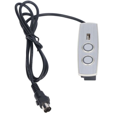 Recliner Remote Professional Electric Lift Sofa Recliner Hand Control Switch 2 Button 5 Pin with USB Phone Charger 12‑29V