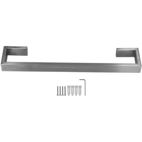 40cm Bath Towel Holder Brushed 304 Stainless Steel Wall Mount Towel Bar Rack for Bathroom (1/5)