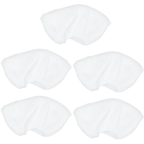 5PCS Steam Mop Pad Microfiber Steam Mop Pad Steam Nozzle Part for Karcher SC1 SC2 SC3 SC4 SC5 SV7 (1/5)