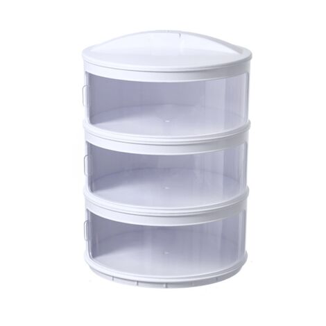 Insulated Food Cover Multilayer Heat Preservation Warm Intimate Effective Isolation Stackable Dish Cover3 Layers (1/4)