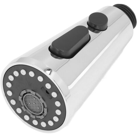 Faucet Spray Head G1/2 Brushed Nickel 3 Modes Stainless Steel ABS Rustproof for Kitchen Sink (1/5)