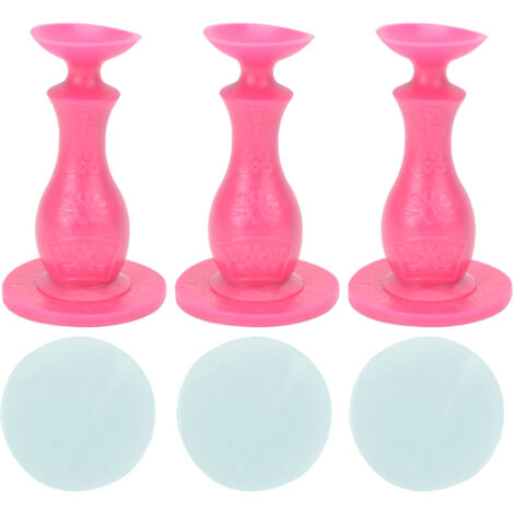 3Pcs Washer Door Stopper Front Load Washing Machine Door Holder Prop Rubber for Family UsePink (1/5)