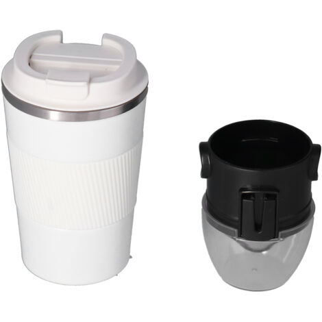 380ML Thermal Travel Mug Insulated Cup Portable Stainless Steel Vacuum Coffee Mug for Outdoor Car(Coffee Cup Filter Filter Container ) (1/5)