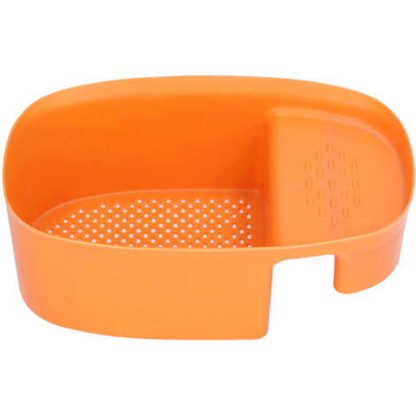 Sink Drain Basket Household Saddle Shaped Mesh Strainer for Kitchen Waste Vegetable FruitsOrange (1/5)