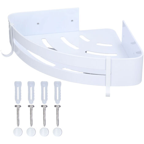 Shower Corner Organizer Aluminium Alloy Durable Rustproof Widely Used Easy Installation Corner Shower Caddy (1/5)