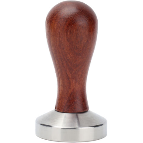53mm Coffee Tamper with Wooden Handle Stainless Steel Coffee Powder Hammer for Restaurant (1/5)