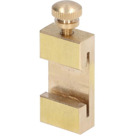 Brass Scribe Steel Ruler Positioning Limit Block Woodworking Angle Line Scriber Locator (1/5)