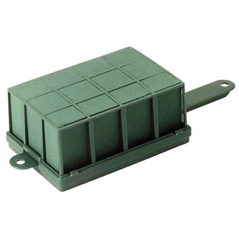 Floral Foam Cage with Floral Foam Rectangle Flower Foam Cage Holder for Fresh Flower Arrangement Foam Cage with Handle (1/5)