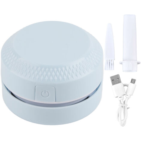 Desktop Dust Collector Table Dust Cleaner USB Charging Portable Mini Dust Catcher for Office HouseholdBlue (1/5)