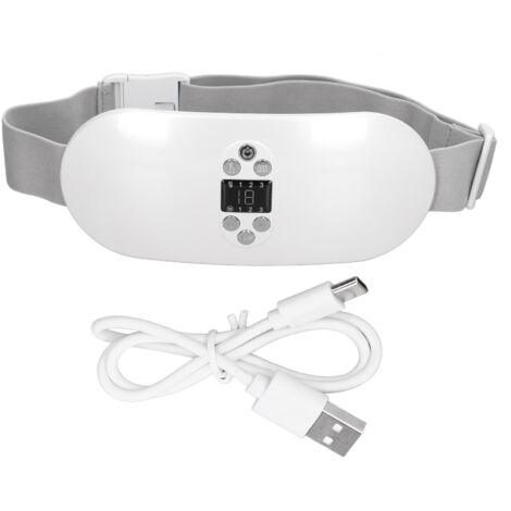 Electric Waist Belt Device EMS Menstrual Heating Pad Portable Cordless Heating Pad for Abdomen Shaping Slimming
