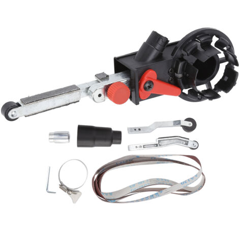Belt Grinder Metal Furniture Grinding Polishing Machinne Household Small Belt Sander with Belt 1/2x18 Inch (1/5)
