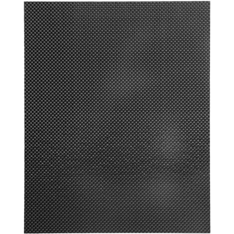 Carbon Fiber Board Material High Hardness 3K Full Carbon Fiber Plate Corrosion Resistant for RC Aircraft Twill Fabric Glossy Surface 200 X 250 X 1.0mm (1/5)