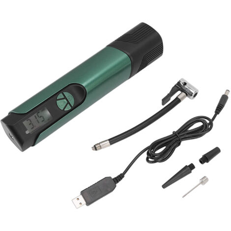Electric Digital Tire Inflator Four Preset Inflation Modes USB Charging Tire Pump with LED Light for Cars Motorcycles (1/5)