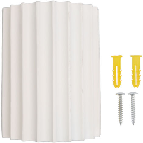 LED Wall Light G9 Lamp Holders Simple Beautiful Decorative Wall Lamp for Bedroom Living Room Entrance 100‑240V White (1/5)