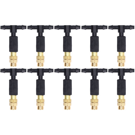 10pcs Atomizing Nozzles Removable Design Easy Installation Misting Spray Head for Greenhouse Seedling Cultivation (1/5)