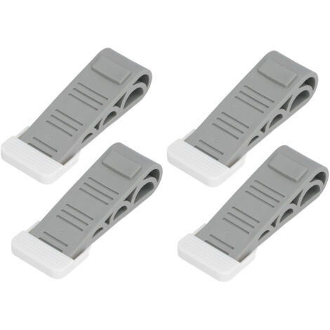 4PCS Stacked Door Stop Rubber Heavy Duty Door Bottom Stopper Door Wedge Stop for Home Office (1/5)