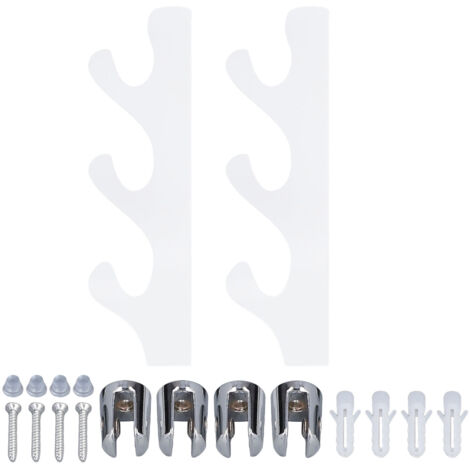 1 Pair Sword Stand Acrylic Three Layer Wall Mounted Sword Display Stand Support for All SwordsTransparent (1/5)