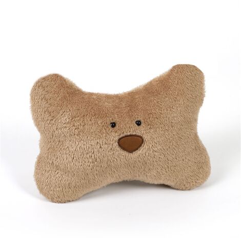Car Pillow Cute Bear Style Plush Material Soft Comfortable Relieving Stress Car Interior Supplies for Drivers Arm Bear Headrest Brown (1/5)