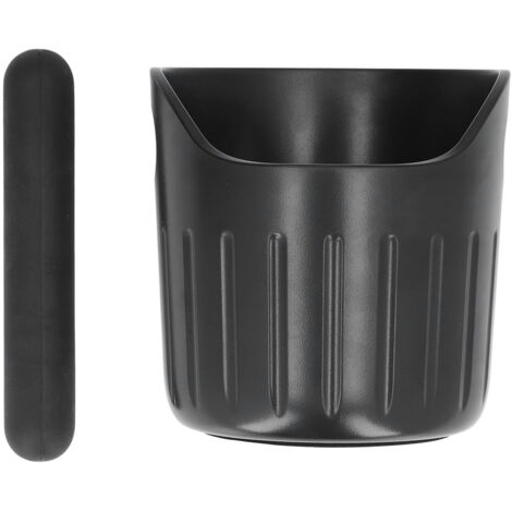 Coffee Grounds Bucket Portable ABS Coffee Knock Box with Skid Resistance Rubber Mat for Home Cafe Bar (1/5)