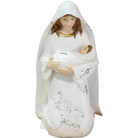 Christmas Nativity Figures Ornaments Resin Craft Traditional Nativity Scene Figures Resin Figures Statue Christ Birth of Jesus Ornaments