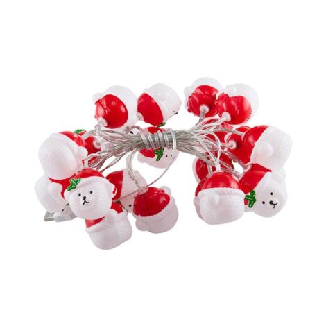 LED Christmas Light Christmas Snow Bear String Lights Home Decoration Lights for Gardens Terraces and Lawns (1/5)