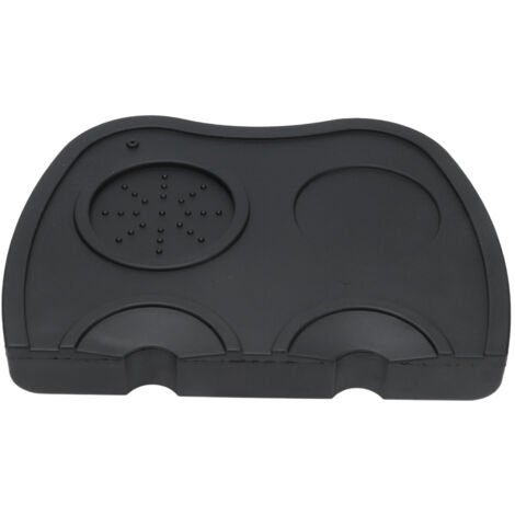 Silicone Coffee Tamper Pad Anti Slip Soft Tamper Mat Heat Resistant Corner Tamping Mat for HomeBlack (1/5)