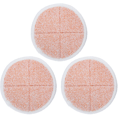 3PCS Mop Cloth Reusable Microfiber Mop Pad Mop Head Accessories for Bissell 2124/2039/2037/2039AOrange (1/5)