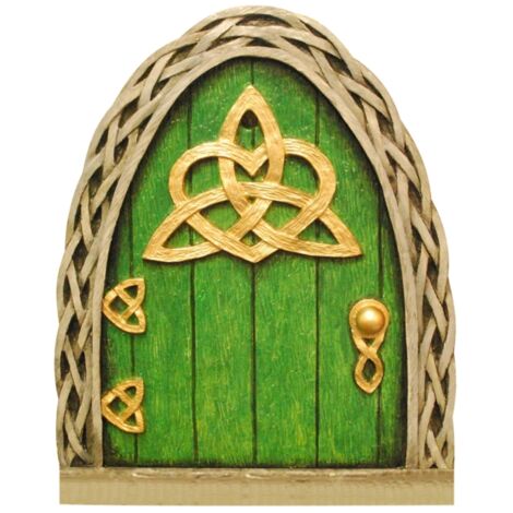 Fairy Door for Trees Miniature Fairy Garden Outdoor Decor Accessories Yard Art Sculpture Decoration for Kids Room Wall Trees (1/5)