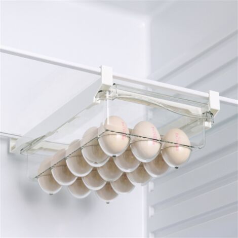 Clear Organizing Bin Durable ABS PET Drawer Type Transparent Design Wide Application Egg Storage BinEgg Bin with Holder (1/2)