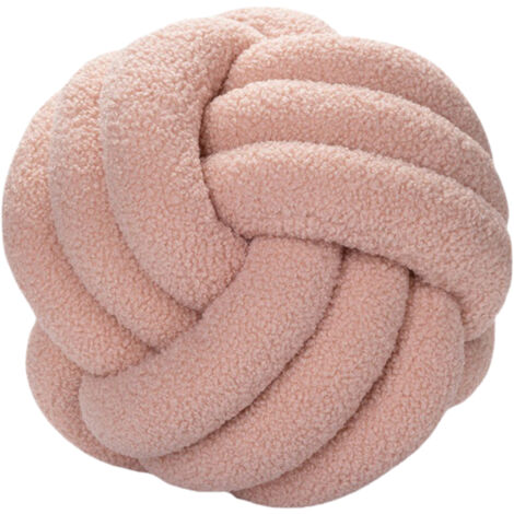 Knot Pillow Exquisite Soft Warm Beautiful Knotted Plush Pillow for Home Car Office Decoration (1/5)