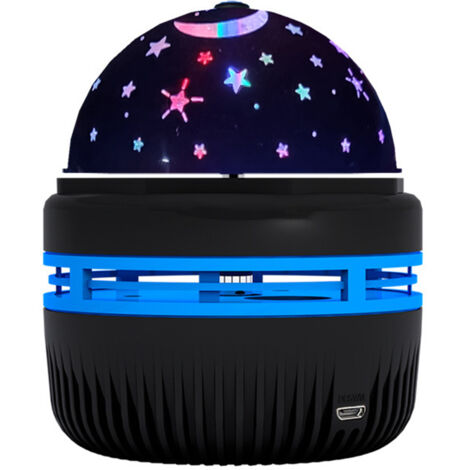 Star Night Light Projector for Kids 360 Degree Rotation LED Projection Lamp USB Colorful Gypsophila Lights (1/5)