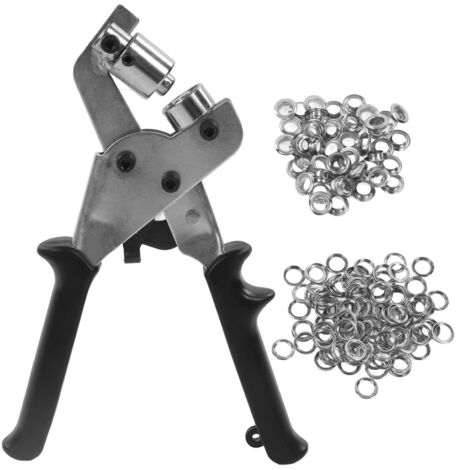 Punch Plier Belt Leather Manual Portable Hole Puncher Kit with Eyelet Buckles for Tent Awning (1/5)