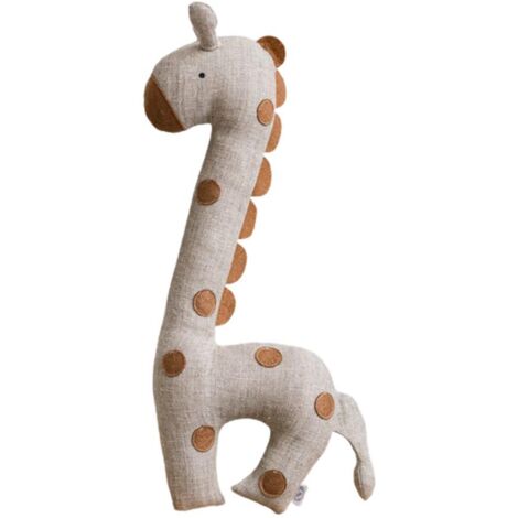 Cartoon Stuffed Plush Animal Pillow Cotton Goose Giraffe Rooster Plush Cushion Animal Cushion Home Office Decor Birthday Gift (1/5)