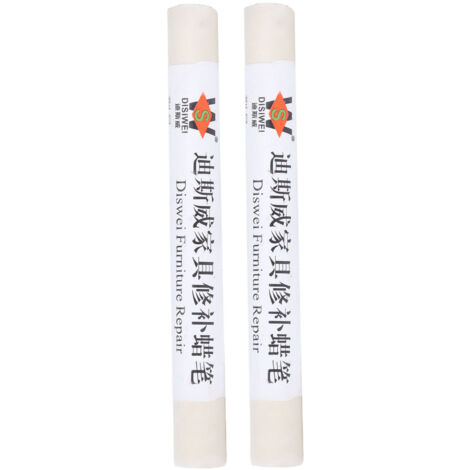 2pcs Furniture Paint Floor Repair Crayon Scratch Patch Paint Pen Wood Composite Repairing Material Candlenut