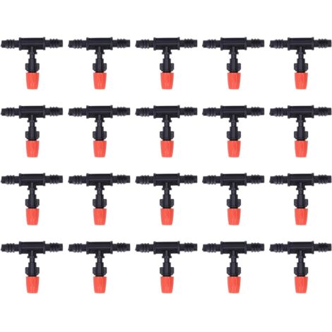 20pcs Drip Irrigation Nozzles Drip Irrigation Mister Heads for Garden Irrigation Agricultural Irrigation (1/5)
