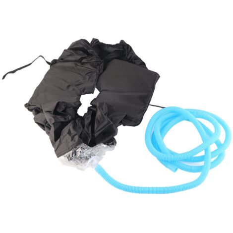 Wall Mounted Air Conditioning Cleaning Cover Bag with Drain Pipe for 1‑1.5P Air Conditioner Black (1/5)