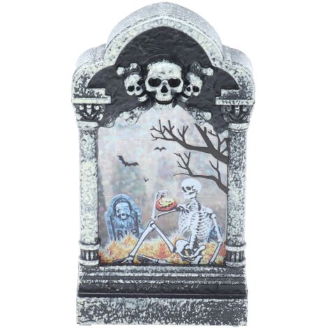 Halloween Tombstone Shaped Light Portable Festival Decorative Lamp for Bar Party HomeSkeleton (1/5)