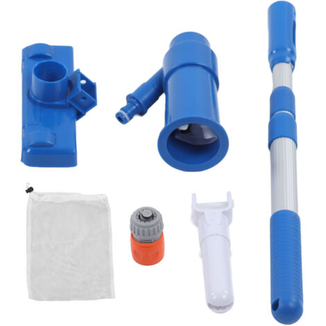 Portable Pool Vacuum Jet Simple Easy To Assemble Pool Spa Jet Vacuum Cleaner with Telescopic Rod for Swimming Pools Spas EU Plug (1/5)