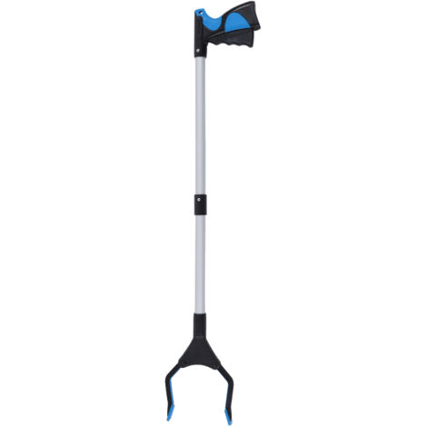 Trash Grabber Aluminum Alloy ABS Material Folding Design Lightweight Portable Blue Black Labor Saving Picker