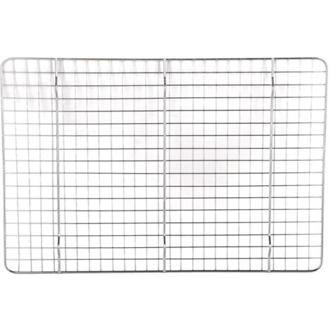 Checkered Cooling Rack 304 Stainless Steel Grid Deformation Resistance Baking Wire Rack for Home Bakery Bread Cake Cooky (1/5)