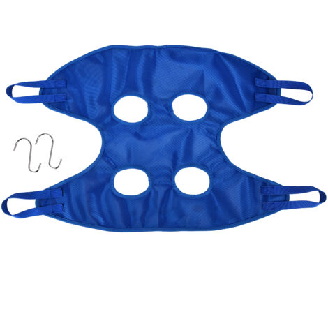 Dog Grooming Sling Multifunctional Pet Grooming Hammock Helper for Bathing Washing Grooming and Trimming NailBlue M (1/5)