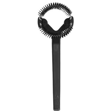 Coffee Machine Cleaning Brush Detachable Round Elbow Coffee Brush Short Handle Brew Head Cleaning Tools 58mm 21x7.8cm (1/5)